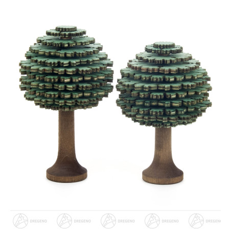 Laubbäume grün, 9/10cm (2)