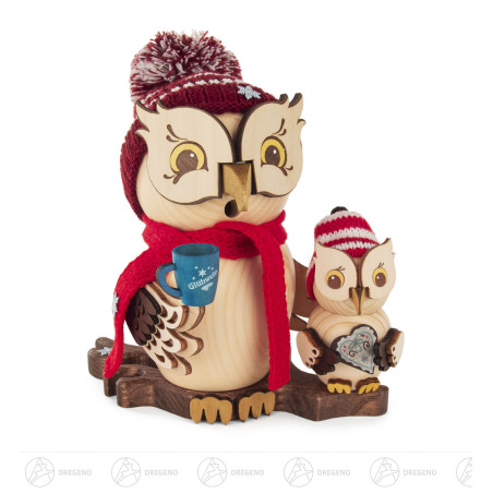 Räuchereule Weihnachtsmarktbesuch mit Kind