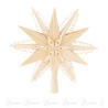 Christbaumspitze Spanstern, natur Durchmesser 24cm