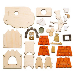 Bastelset Räucherkerzenbackofen 12cm