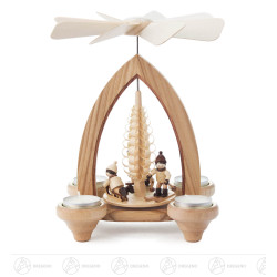 Pyramide mit Winterkindern,...