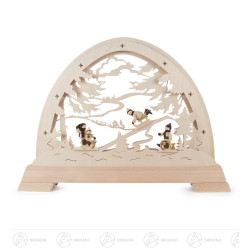 Rundbogen Rodelberg mit...