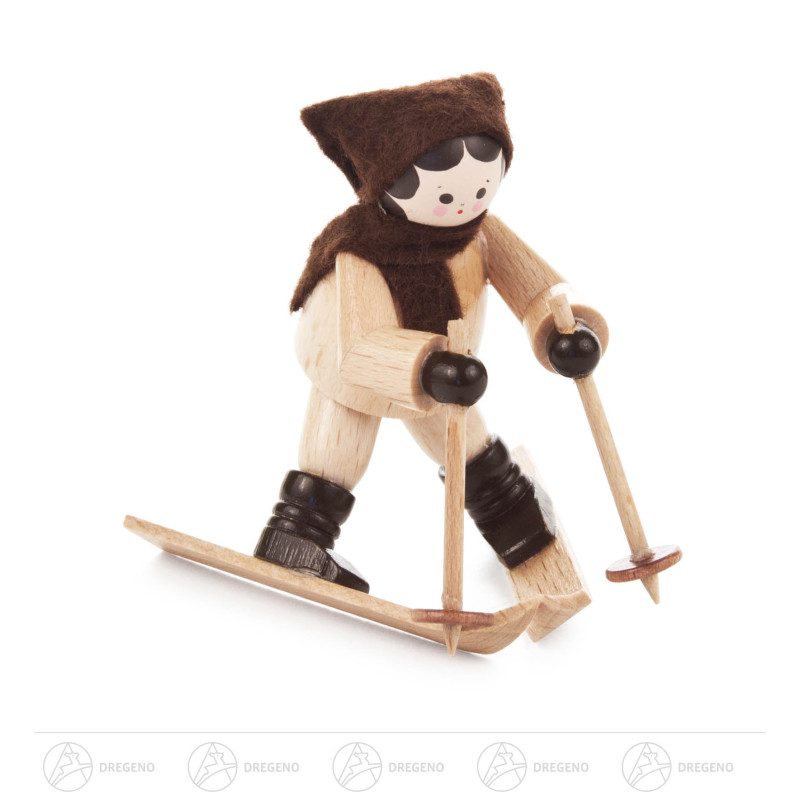 Abfahrtsläuferin/Anfängerin natur 6cm