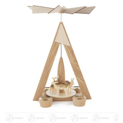 Pyramide mit Rehen natur...