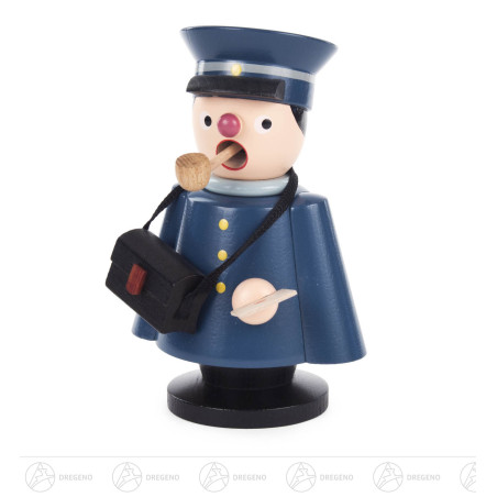 Räuchermann Briefträger 13cm