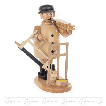 Räuchermann Tischler natur 20cm