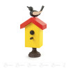 Starhaus mit Singvogel, farbig