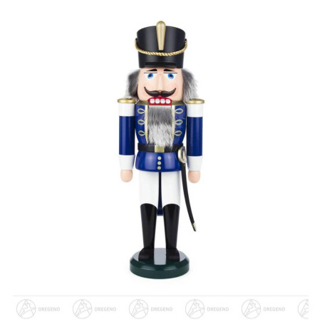 Nussknacker Husar blau-weiß, 37cm