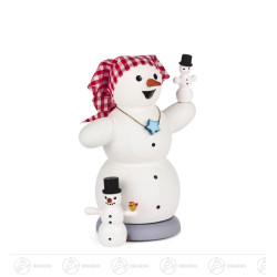 Räucherfrau Schneefrau mit...