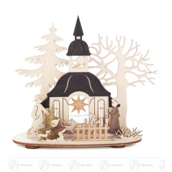 Teelichthalter Kirche