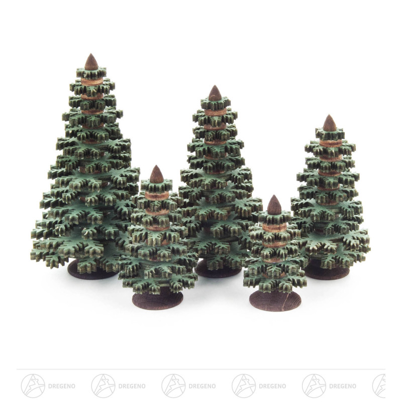 Nadelbäume grün, 4-8cm (5)