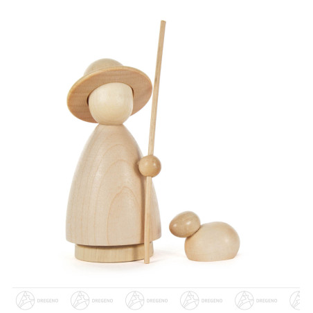 Schäfer mit Schaf natur (2)