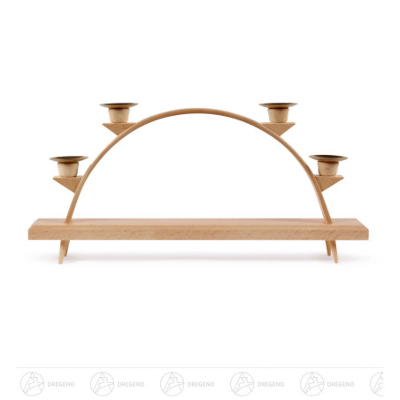 Schwibbogen unbestückt groß für 4 Pyramidenkerzen 16x 34cm