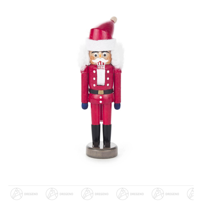 Nussknacker Weihnachtsmann rot, 14cm
