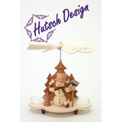 Pyramide Schneemann natur...