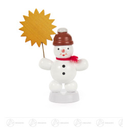 Schneemann mit Sonne 6cm