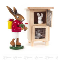 Hase am Hasenstall 12cm