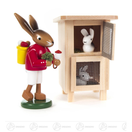 Hase am Hasenstall 12cm