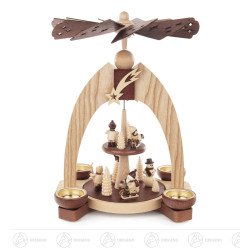 Pyramide mit Winterkindern...