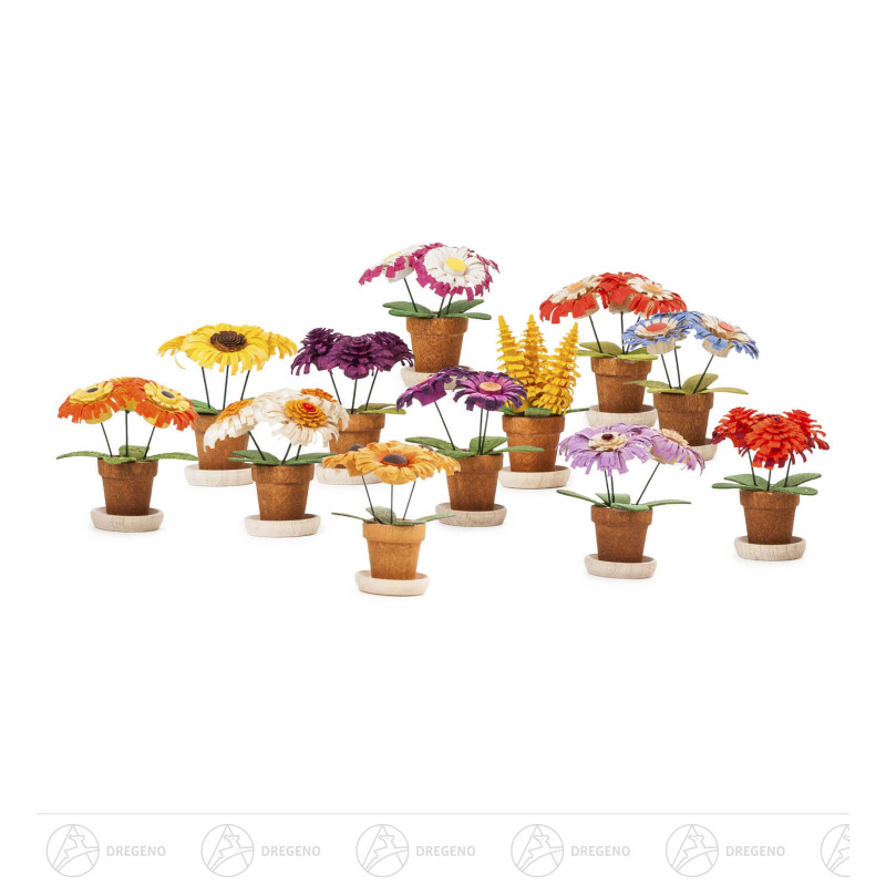 Blumenstöckchen (12)  4cm