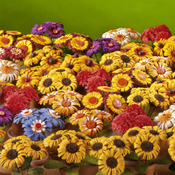 Blumenstöckchen (12)  4cm