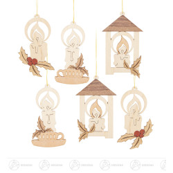 Behang Kerzen (6) 8cm