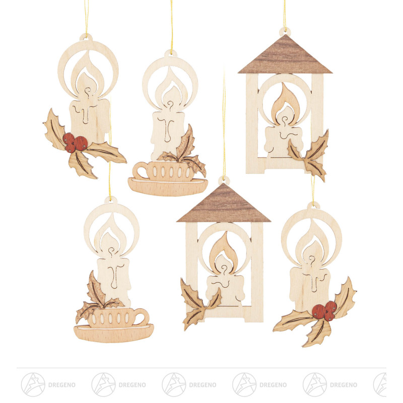 Behang Kerzen (6) 8cm