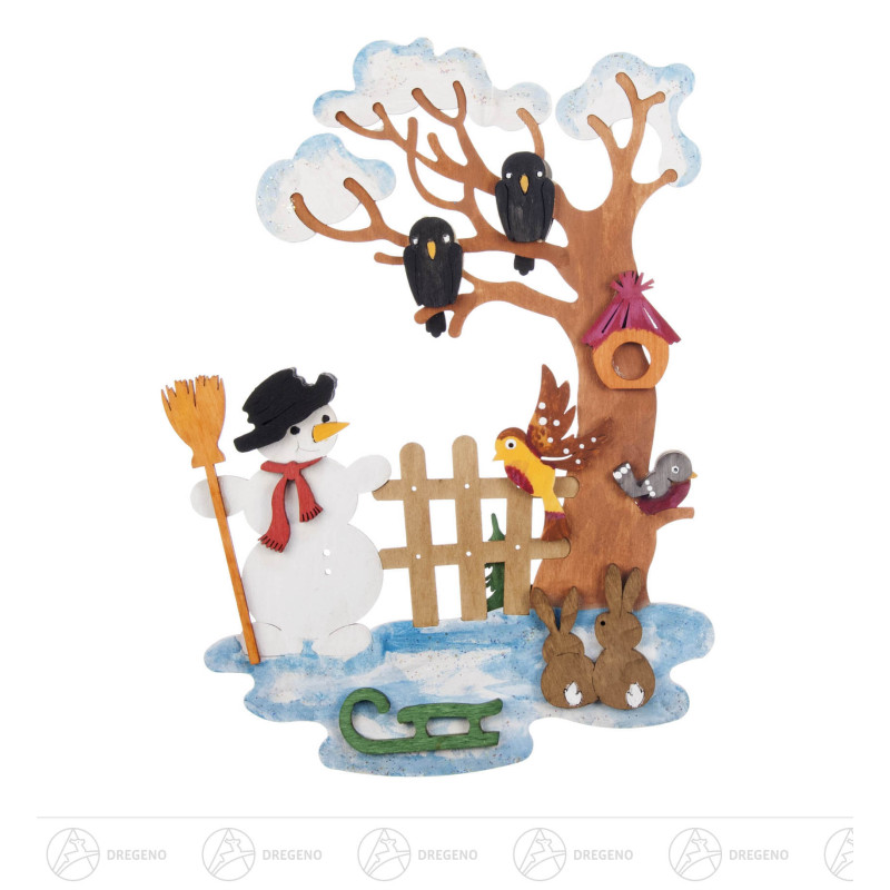 Bastelset Fensterbild Winter 15x22cm