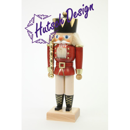 Nussknacker König klein rot  27,5 cm