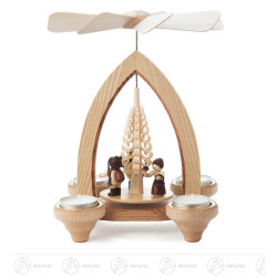 Pyramide mit Waldleuten,...