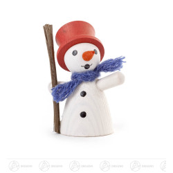 Schneemann mit rotem...