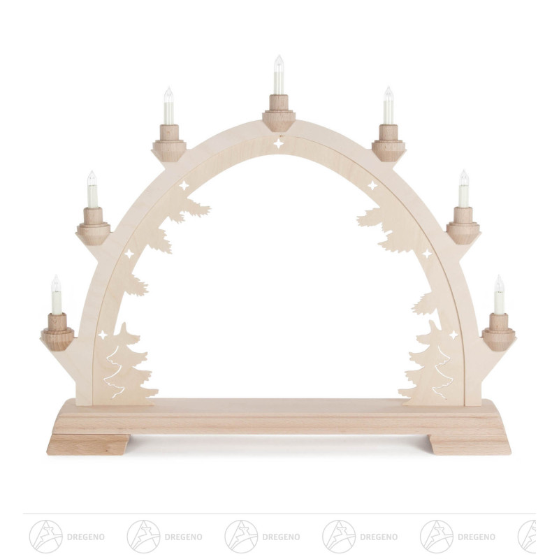 Rundbogen ohne Bestückung, elektrisch beleuchtet