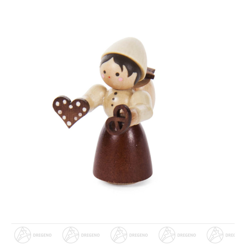 Mädchen mit Pfefferkuchen natur