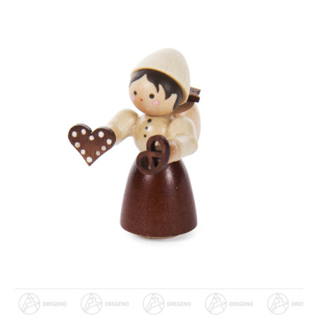 Mädchen mit Pfefferkuchen natur