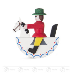 Mini-Reiterlein rot, 5cm