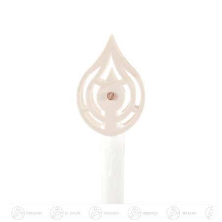 Kerzenaufstecker Flammen, groß (10)