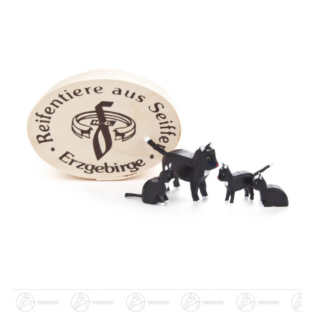 Katzenfamilie groß in Spandose (4)