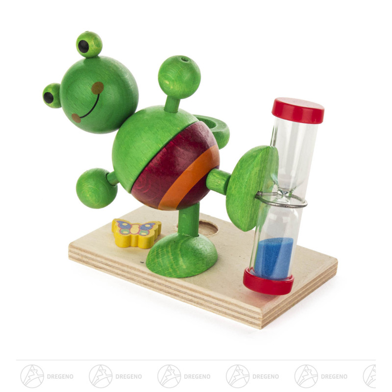 Zahnputzuhr Frosch