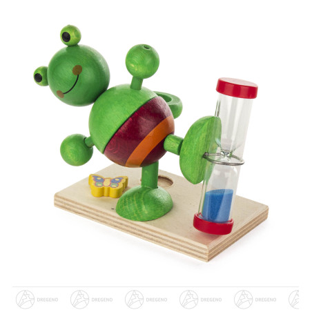 Zahnputzuhr Frosch