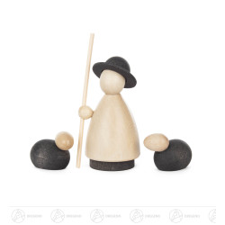 Schäfer mit 2 Schafen...