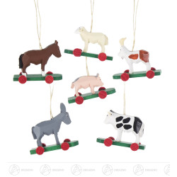 Behang Haustiere auf Rädern...