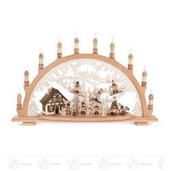 Schwibbogen mit Haus und...