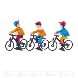 Fahrradfahrer farbig...