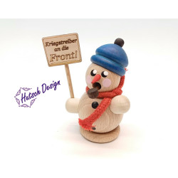 Demonstrant Kriegstreiber...