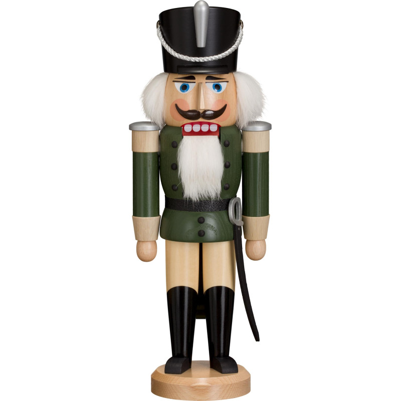 Husar Esche lasiert gruen 37cm