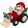 Nikolaus im Traktor 11cm