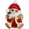 Nikolaus in rot - gold 11cm