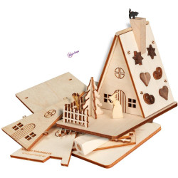 Bastelset, Raeucherhaus...