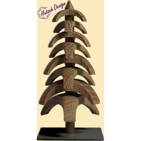 Drehbaum Twist Eiche geräuchert15cm