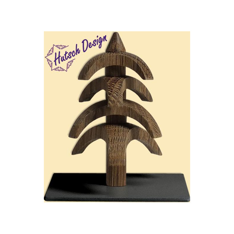 Drehbaum Twist Eiche geräuchert 8cm